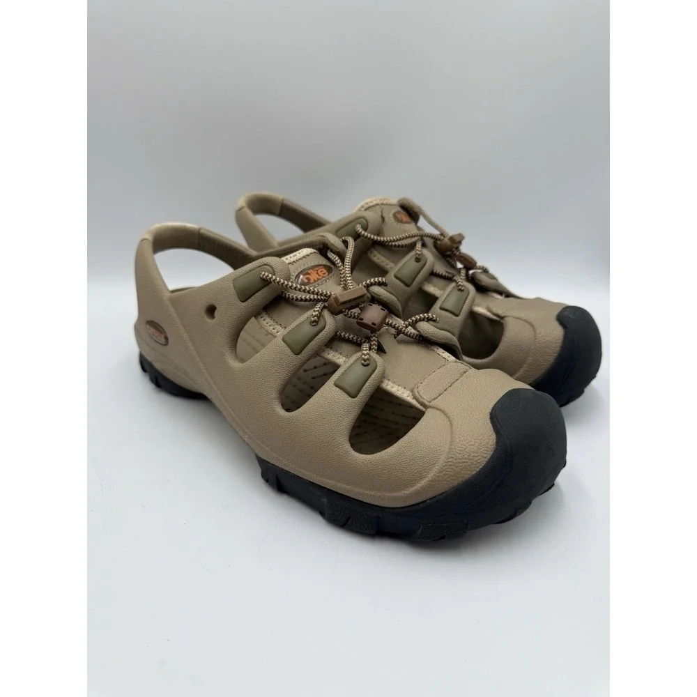 Crocs Bite  Sandals Beige-Taupe Outdoor Hiking Collection Trailbreaker Sz M9 W11